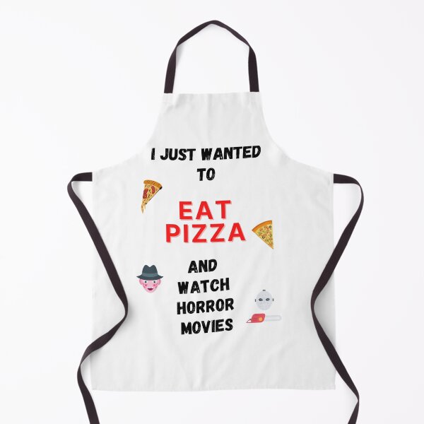 Item preview, i just wanted to eat pizza and watch horror movie designed and sold by TTEDesing.