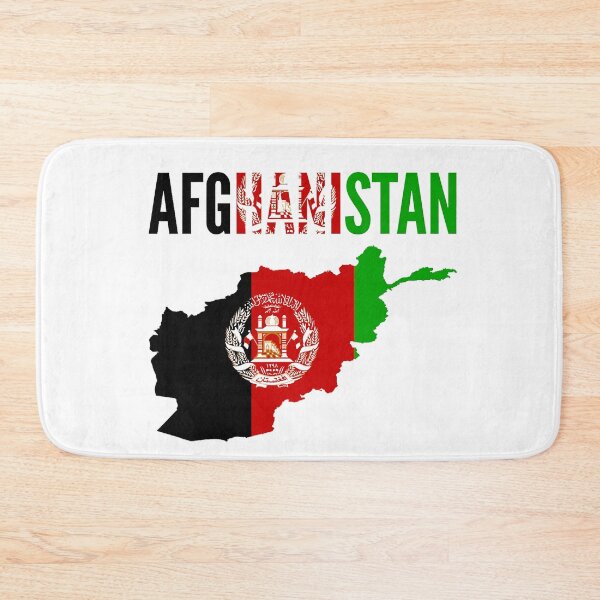 Item preview, Afghan Gift - Afghanistan Country Map Flag designed and sold by HelenMaryF.