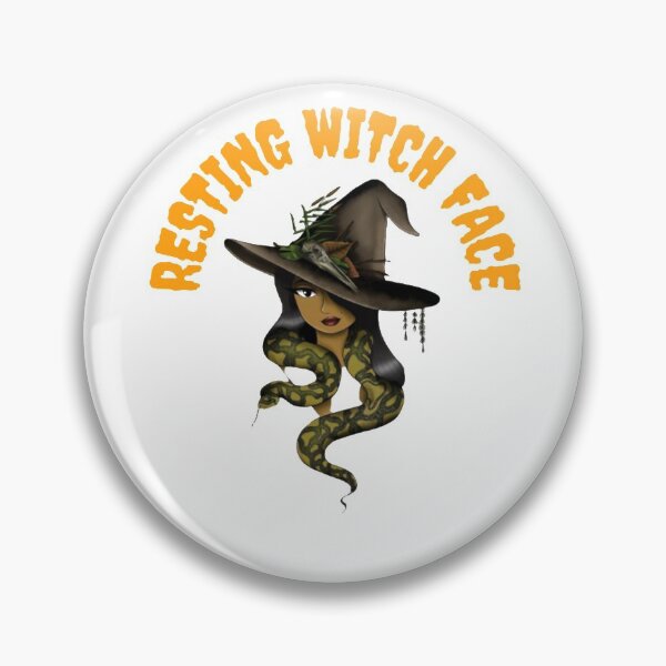 Item preview, Halloween Resting Witch Face designed and sold by EvieFinn.
