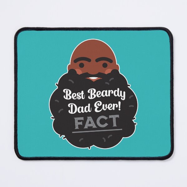 Item preview, Best (Black) Beardy Dad Ever FACT! designed and sold by VicEllisArt.