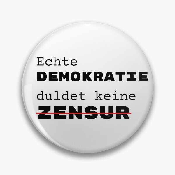 Item preview, Demokratie keine Zensur Pressefreiheit Freiheit designed and sold by Aedrikan.