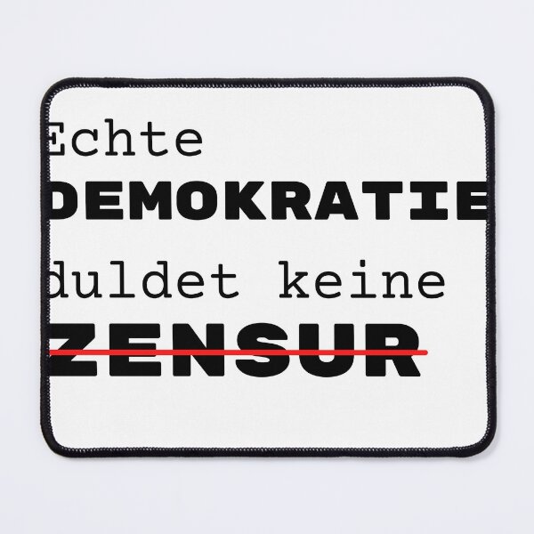 Item preview, Demokratie keine Zensur Pressefreiheit Freiheit designed and sold by Aedrikan.