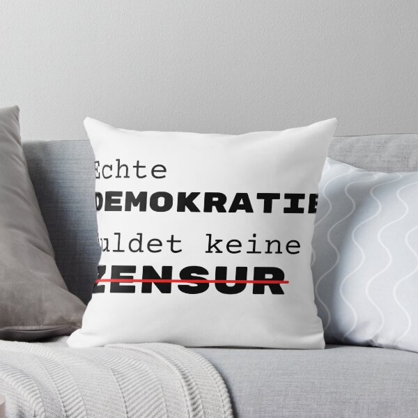 Item preview, Demokratie keine Zensur Pressefreiheit Freiheit designed and sold by Aedrikan.