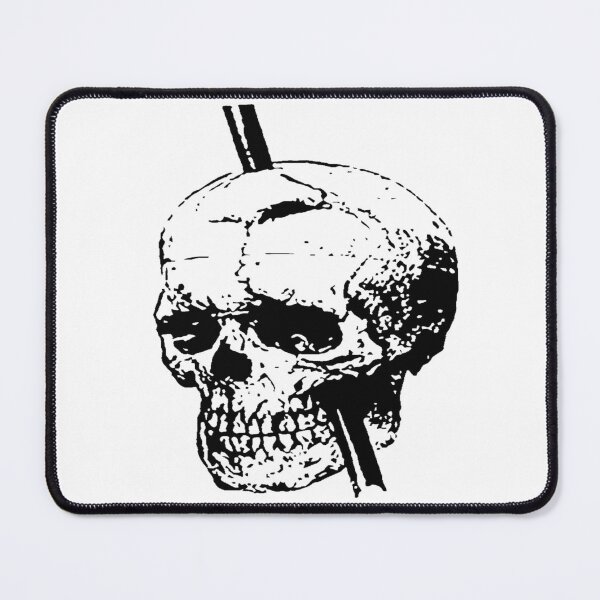 Item preview, Skull With Tamping Iron Diagram Front And Lateral View  designed and sold by taiche.