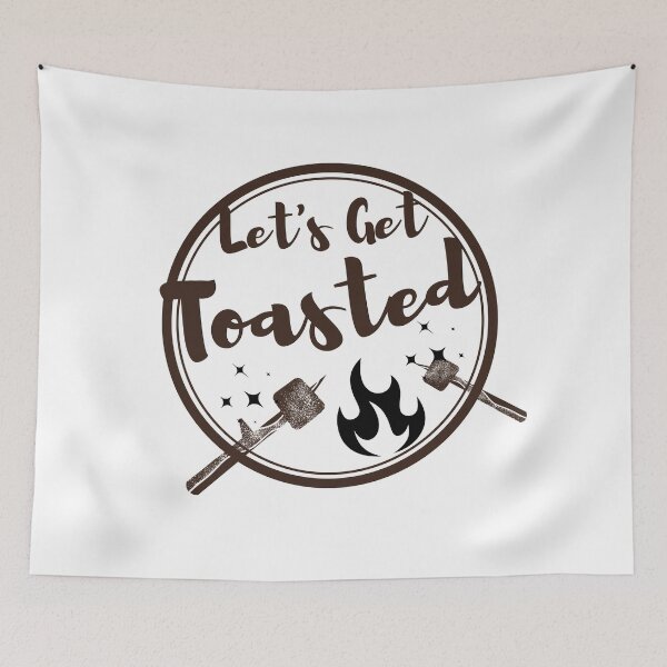 Item preview, National Toasted Marshmallow Day Let's Get Toasted! designed and sold by Kei-O-kay.