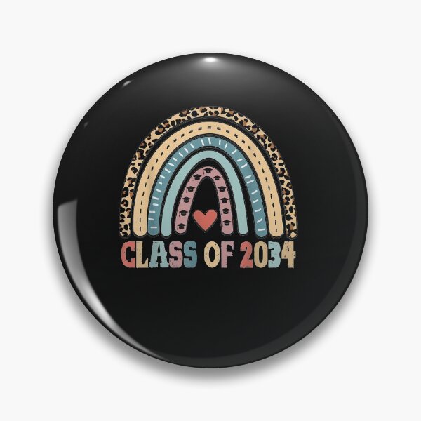 Item preview, Class Of 2034 Rainbow Leopard Graduation Kindergarten School T-Shirt designed and sold by Bener-Zurich.