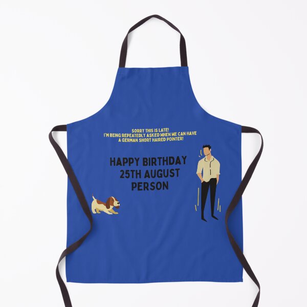 Item preview, belated happy 25th august birthday card design designed and sold by JimMacShirts.