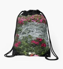 Mackinac Brigde Overlook Garden 2 Drawstring Bag