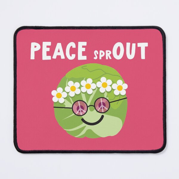 Item preview, Peace Out Brussels Sprout designed and sold by VicEllisArt.