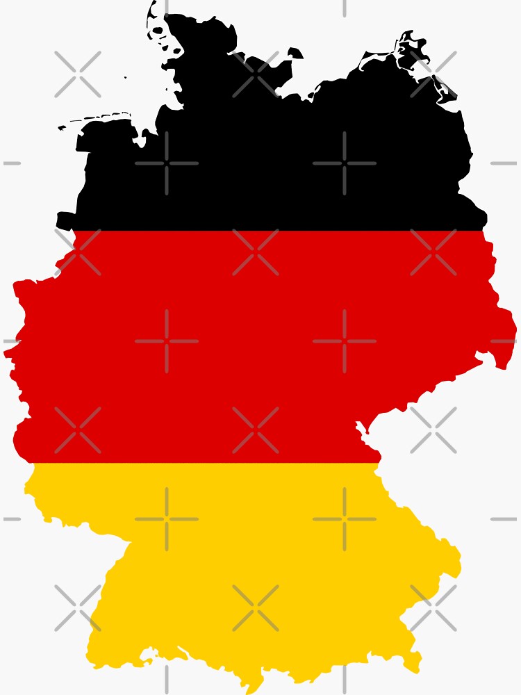 Germany Flag Map by limitlezz
