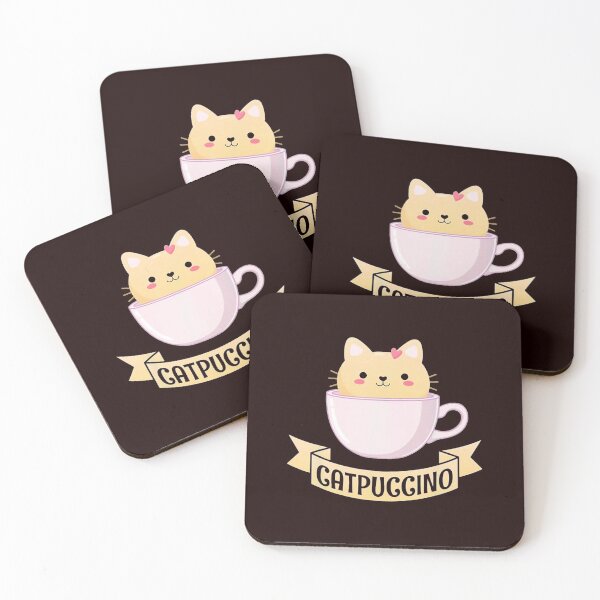 Item preview, Catpuccino Kawaii Cat designed and sold by hangoxinhxan.