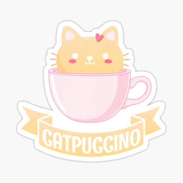 Item preview, Catpuccino Kawaii Cat designed and sold by hangoxinhxan.