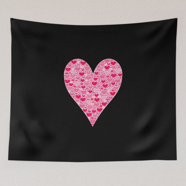 Item preview, Tiny Hearts Big Heart on Rose Pink Valentines designed and sold by sumwoman.