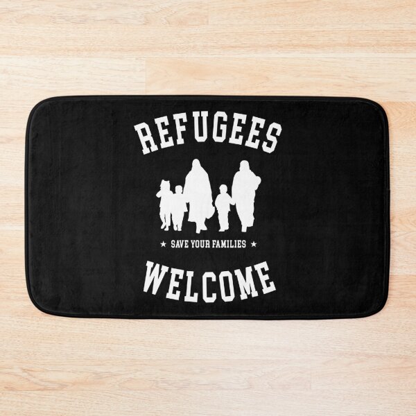 Item preview, Refugees Welcome family | Anti racism designed and sold by BananaKivi.
