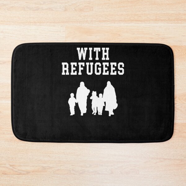 Item preview, With Refugees family | Anti racism designed and sold by BananaKivi.