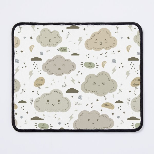 Item preview, Everyday mood clouds ( White background) designed and sold by CamiNhi.