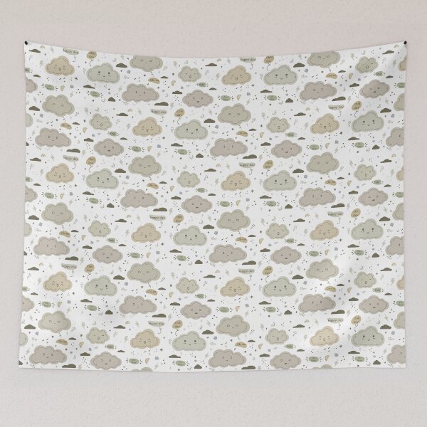 Item preview, Everyday mood clouds ( White background) designed and sold by CamiNhi.