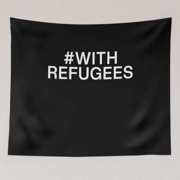 Item preview, With refugees | Anti racism designed and sold by BananaKivi.