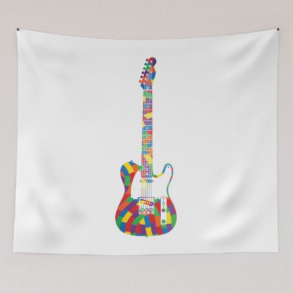 Item preview, T-Style Electric Guitar Colorful Texture designed and sold by nightsworthy.