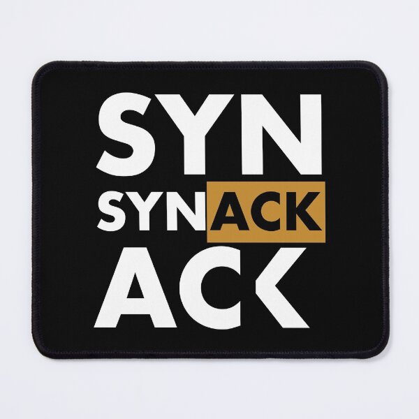 Item preview, SYN ACK Gold White TCP Connection Establishment Great Gift Idea for System Administrators designed and sold by SphereZones.