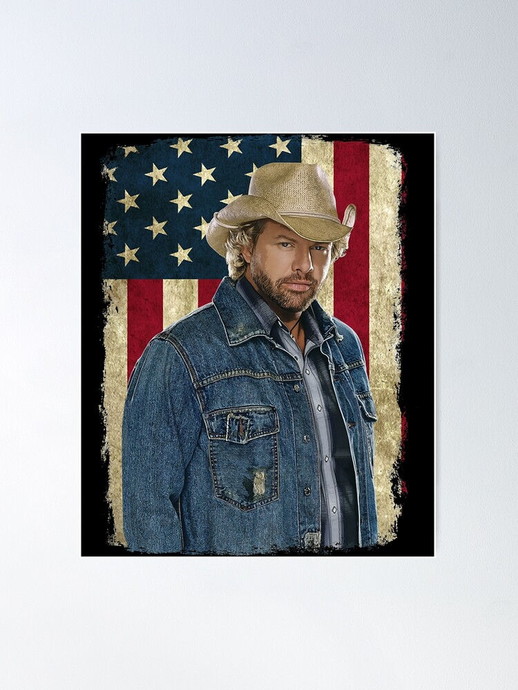 Discover American Country Music Singer Toby Keith Poster