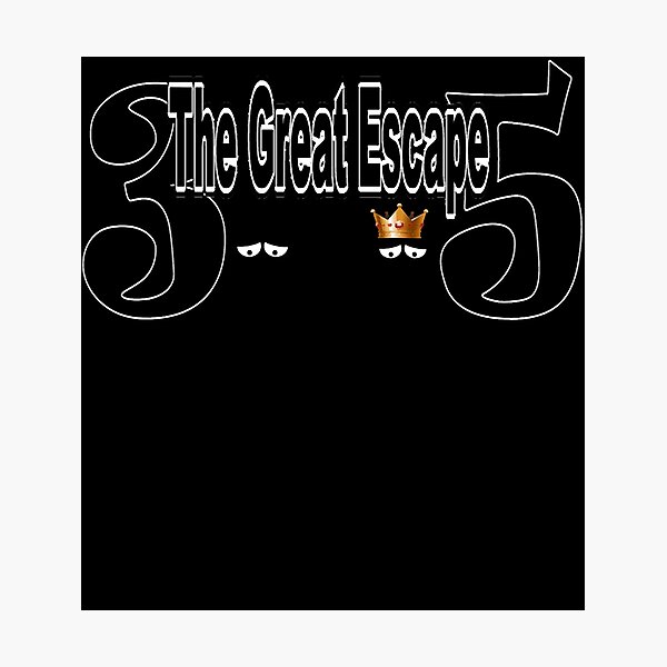 Design The Great Escape Logo Photographic Print