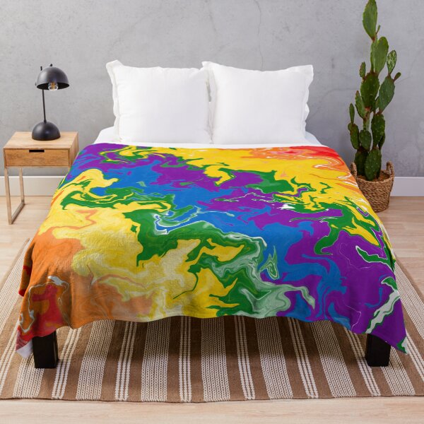 Item preview, Rainbow Marble (Pride Flag-Inspired (Proud LGBTQ+ Community)) designed and sold by teeworthy.