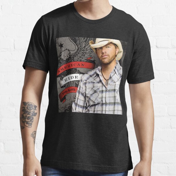 &ldquo;Vintage American Ride Toby Keith Cowboy&rdquo; T-shirt for Sale by