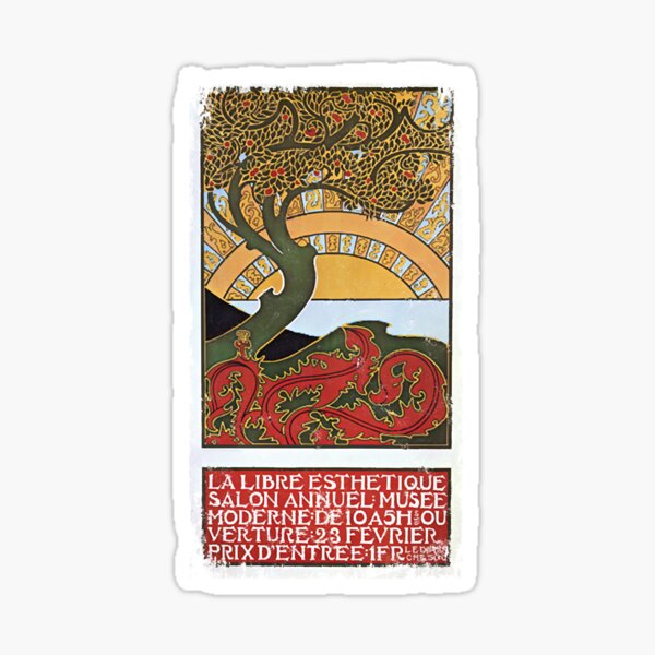 Item preview, Art Nouveau - Tree Of Life Paul Berthon Alphonse Mucha Vintage Fantasy    designed and sold by nweigold.