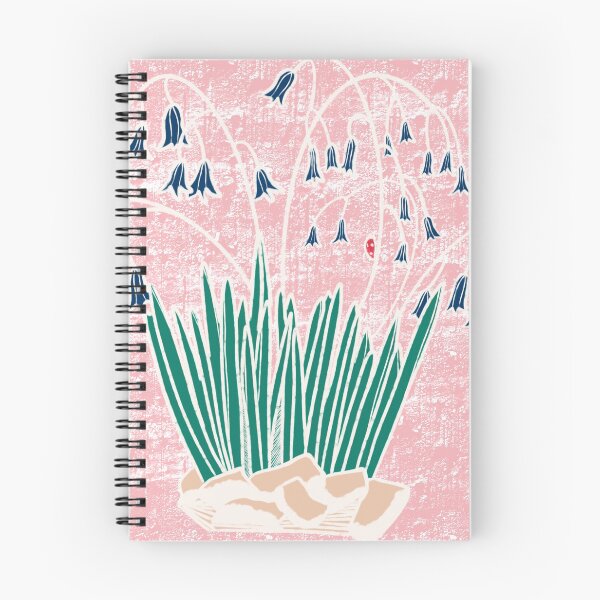 Item preview, Bluebells - Lino Cut Style designed and sold by DesignsByJaycee.