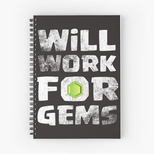 Item preview, Will Work For Gems Funny Gift Essential designed and sold by LawsonMacdolan.