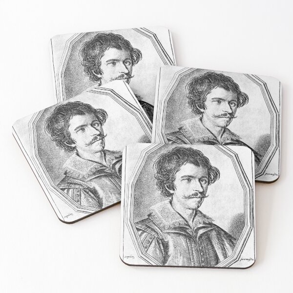 Item preview, portrait of giovanni francesco barbieri, called guercino designed and sold by Vintage Designs +.