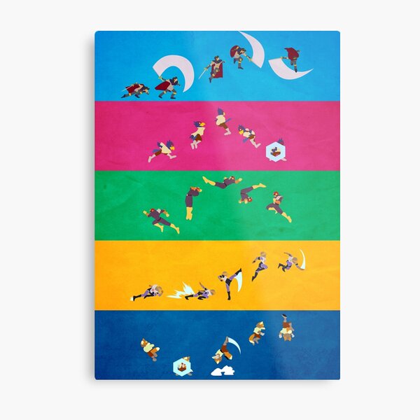 Simply Melee Poster One Metal Print