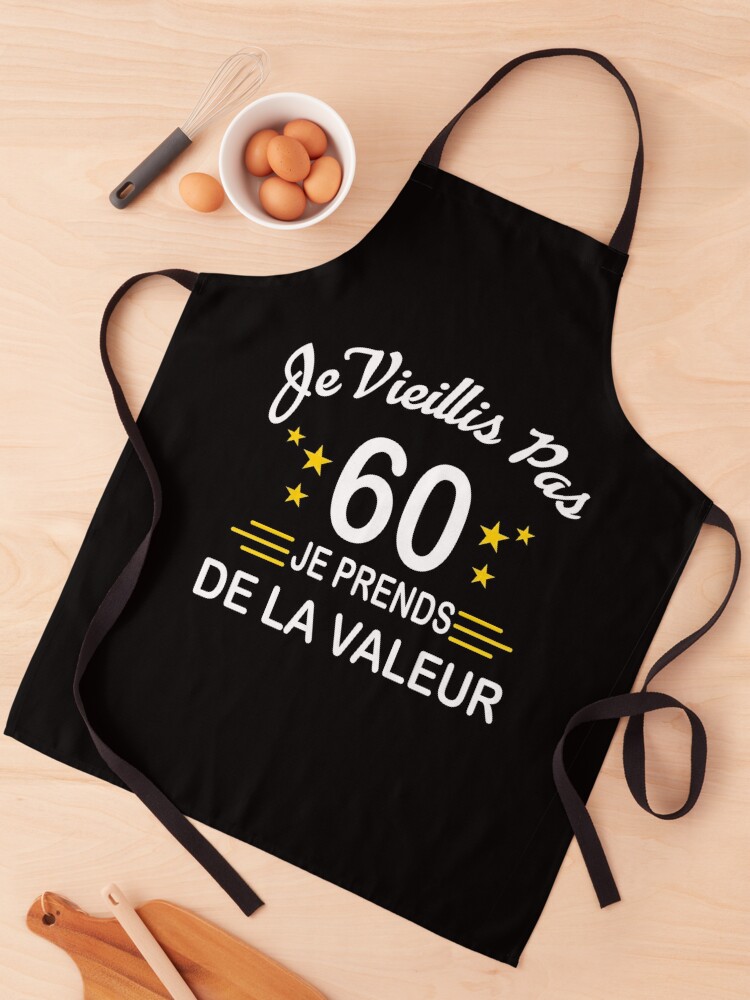 TABLIER HUMOUR 40 ANS HOMME