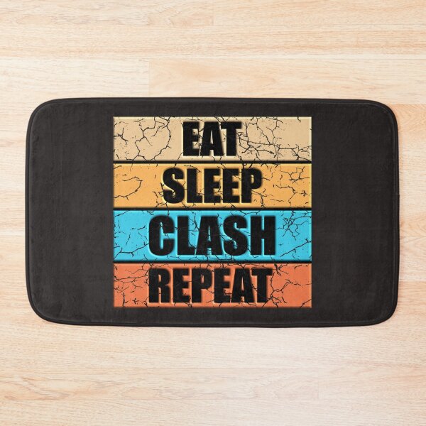 Item preview, 3D DESIGN - EAT SLEEP CLASH REPEAT - Funny designed and sold by LawsonMacdolan.