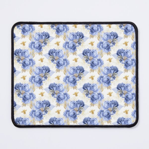 Item preview, Gold Bees with vintage flowers designed and sold by Dreamflight.