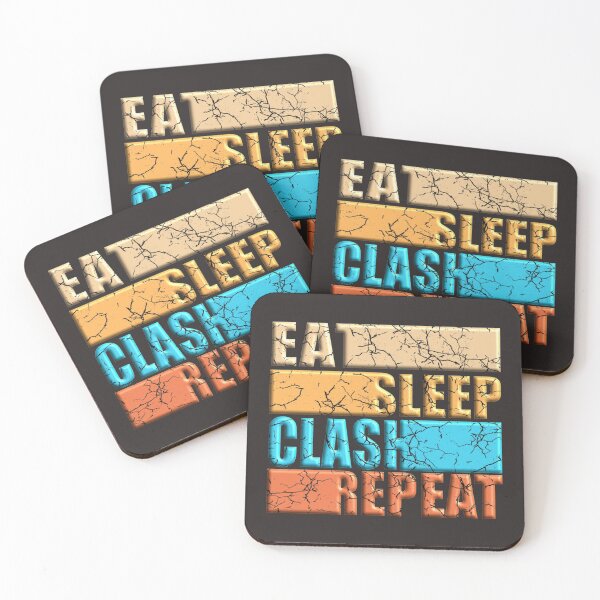 Item preview, 3D DESIGN - EAT SLEEP CLASH REPEAT - Funny designed and sold by LawsonMacdolan.