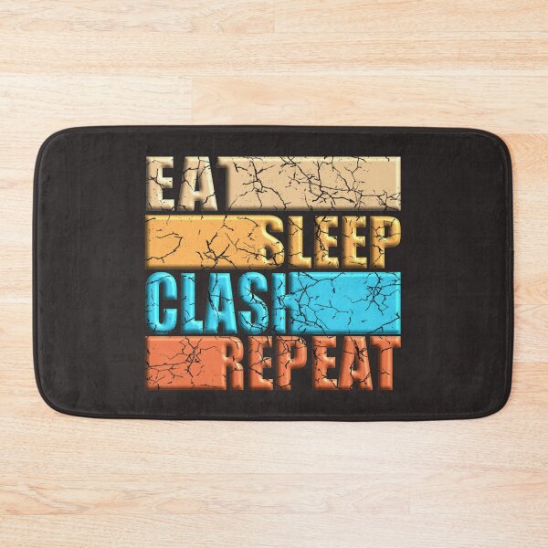 Item preview, 3D DESIGN - EAT SLEEP CLASH REPEAT - Funny designed and sold by LawsonMacdolan.