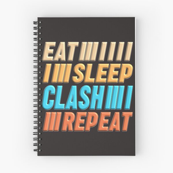 Item preview, 3D DESIGN - EAT SLEEP CLASH REPEAT - Funny designed and sold by LawsonMacdolan.