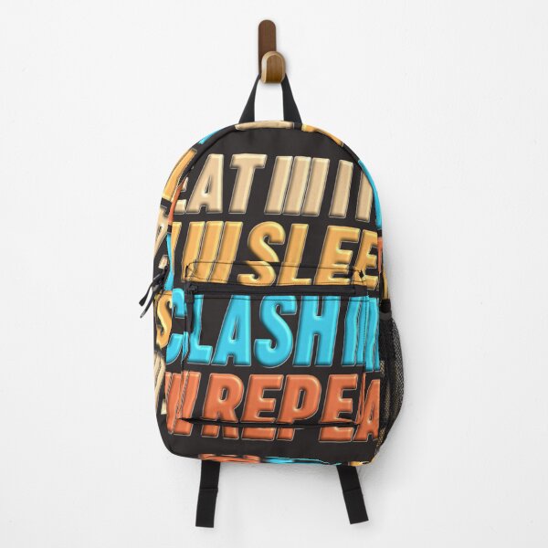 Item preview, 3D DESIGN - EAT SLEEP CLASH REPEAT - Funny designed and sold by LawsonMacdolan.