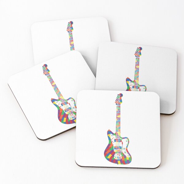 Item preview, Offset Body Style Electric Guitar Colorful Texture designed and sold by nightsworthy.