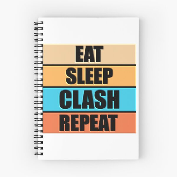 Item preview, 3D DESIGN - EAT SLEEP CLASH REPEAT - Funny designed and sold by LawsonMacdolan.