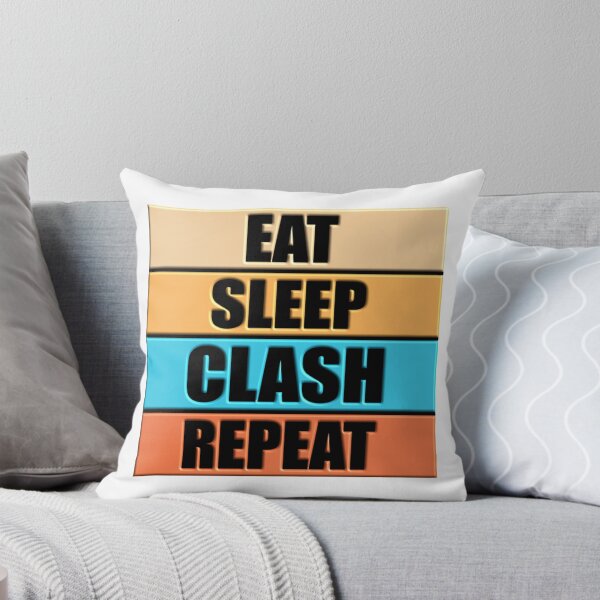Item preview, 3D DESIGN - EAT SLEEP CLASH REPEAT - Funny designed and sold by LawsonMacdolan.