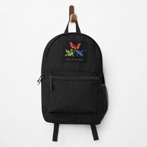 SCP-1762 Where The Dragons Went Origami Style Dragons Poster Backpack