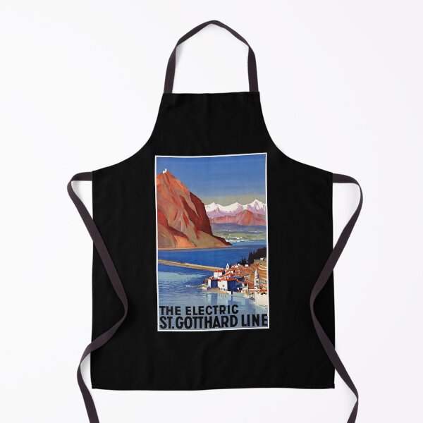 Item preview, Vintage Travel Poster Switzerland The Electric St. Gotthard Line designed and sold by NakkenOttavio.