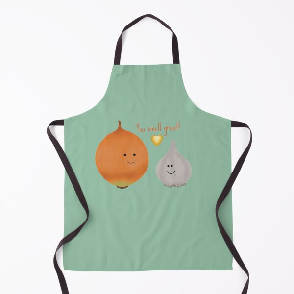 Item preview, Cute Onion and Garlic, You Smell Great (green) designed and sold by jvcoart.