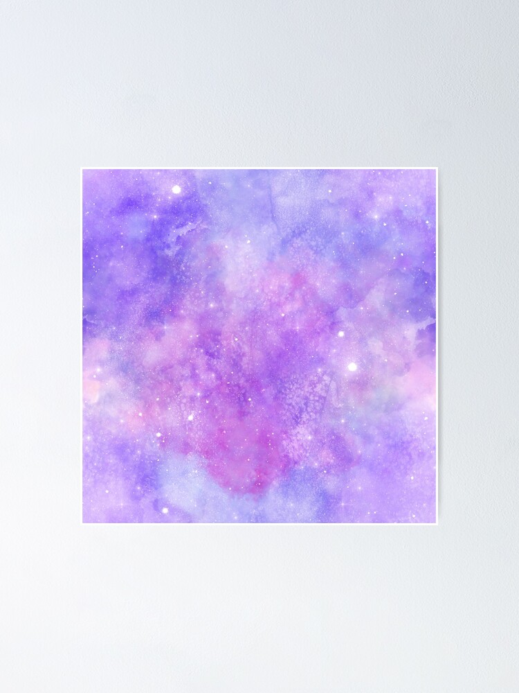 "Lavender, Pastel Color, Universe, Painted Galaxy Pastel Color Light