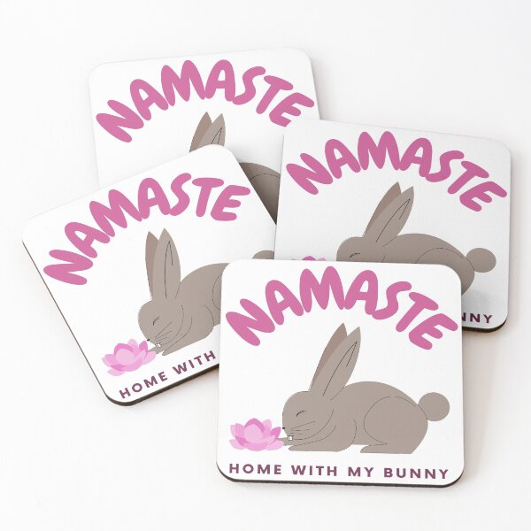 Item preview, Namaste home with my bunny designed and sold by Designforoz.