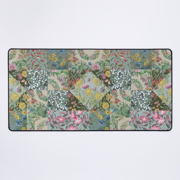 Item preview, Decorative flower patchwork #2 designed and sold by fairytaleprints.