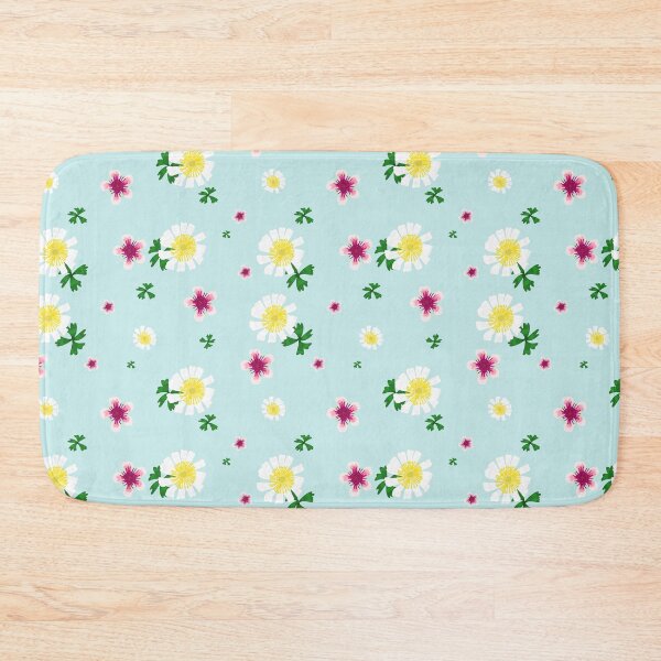 Item preview, Manuka and Ranunculus - New Zealand Native Flowers designed and sold by SquibbleDesign.